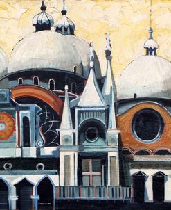 White Church Domes