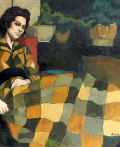 Woman with Comforter