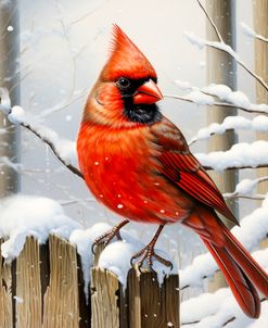 Snow Day Cardinal