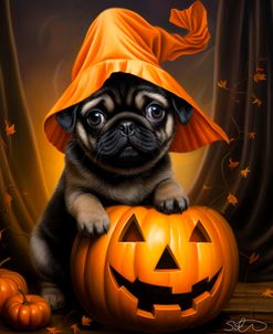 Little Halloween Pug