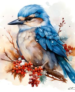 Winter Bluejay