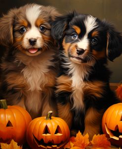 Pumpkin Puppy Love