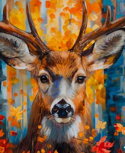 Deer In The Fall