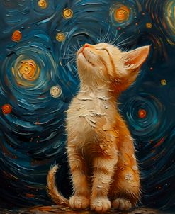 Starry Night Kitten