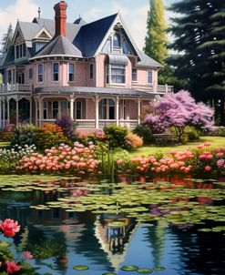 Pink Victorian Home