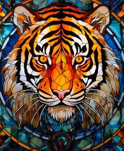 Tiger Stained Glass