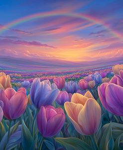Rainbow Tulips