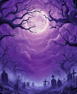 Purple Sky At Night