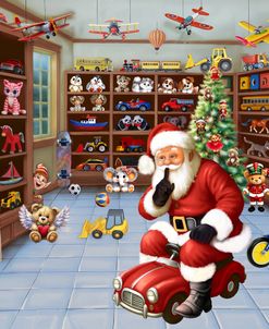 Santa At Toy Store