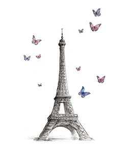 Eiffel Tower In The Spring