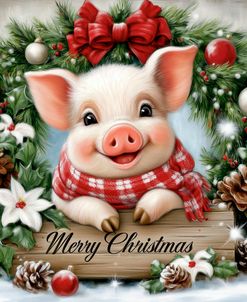 Merry Christmas Pig