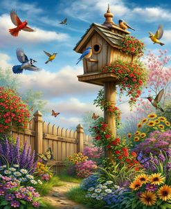 Birdhouse Garden