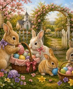 Easter Bunny Garden
