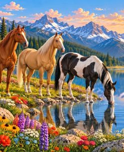 Where the Wild Flowers Meet the Water
