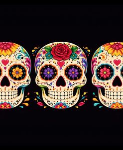 Day Of The Dead Skulls