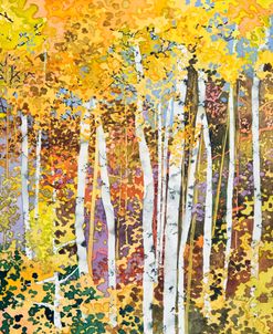 Autumn Birches III