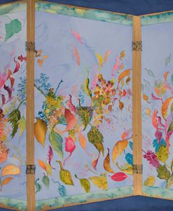Autumn Blows Away, Japanese Screen Right Panel