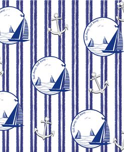 Sail Away Stripe Icon Pattern