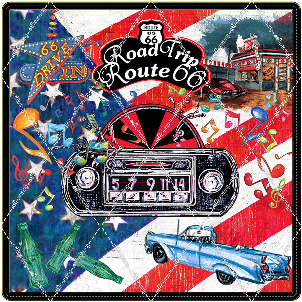 All American Route 66-Music