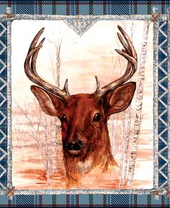 Birch Frame Plaid- Deer