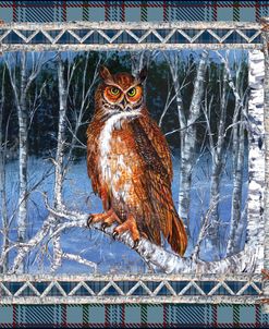 Birch Frame Plaid-Owl