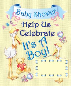 Flag – Baby Shower Its A Boy