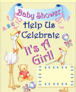 Flag – Baby Shower Its A Girl