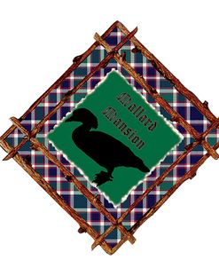 Mallard Mansion Sign -Green