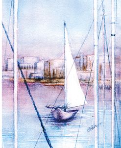 Sailing Into Harbor