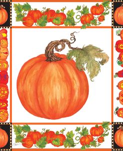 Fall Festival Pumpkin Plaque Napkin