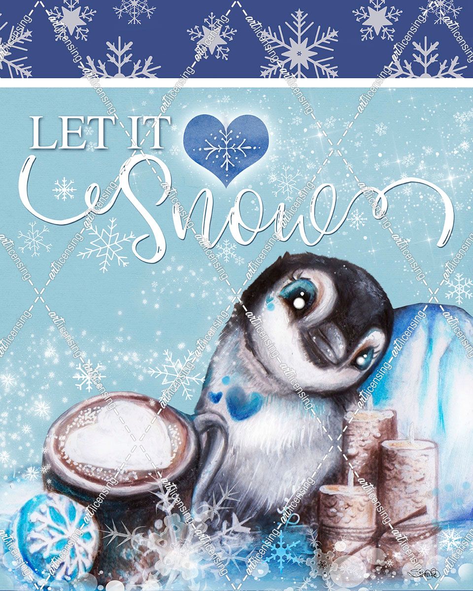 Winter Penguin – Let it Snow