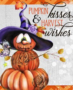 Pumpkin Kisses & Harvest Wishes Jack O Man 2 – Color