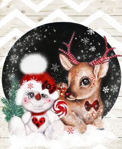 Rudolph and his Snowman Pal