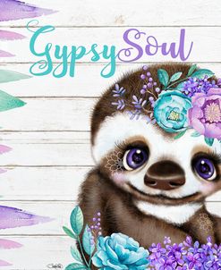 Boho Sloth Gypsy Soul