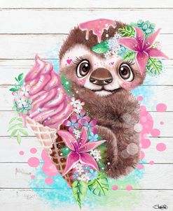 Just Chilln Ice Cream Sloth