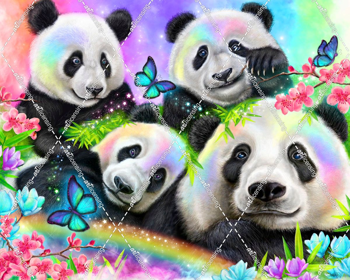 Best Buddies – Rainbow Pandas