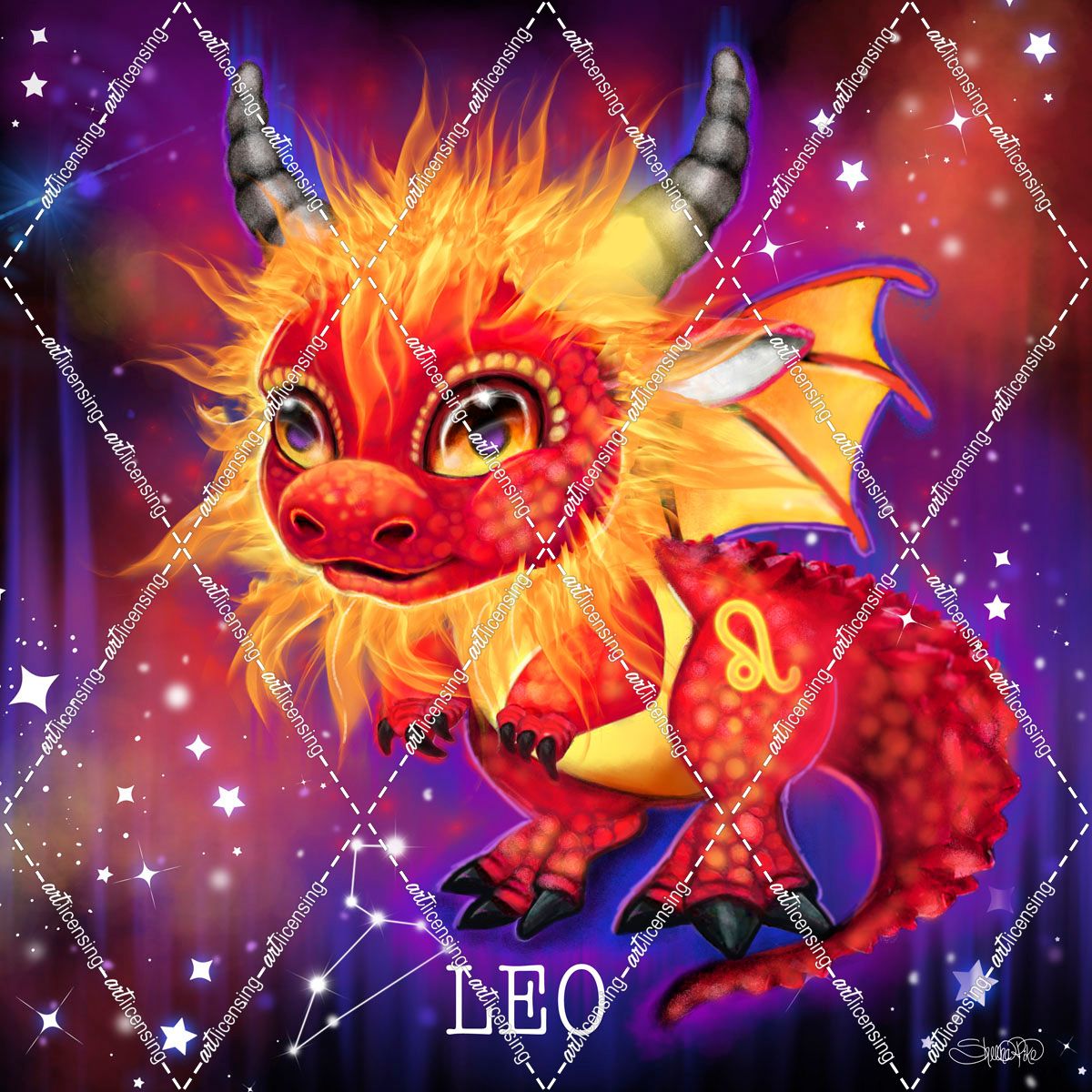 Zodiac Lil Dragonz Leo