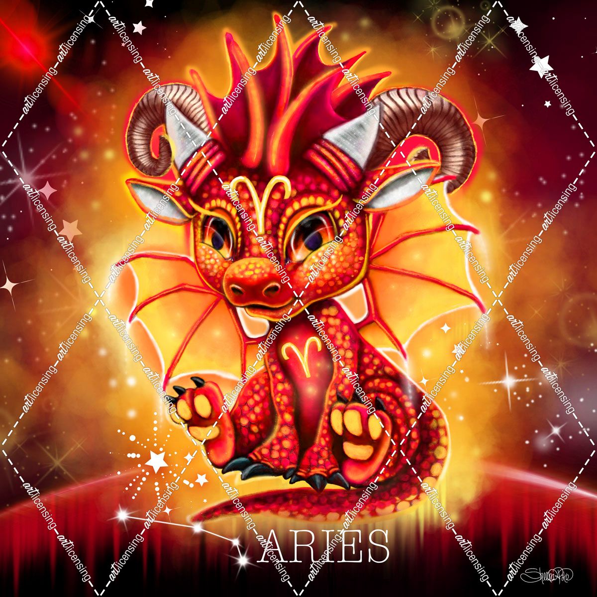 Zodiac Lil Dragonz Aries