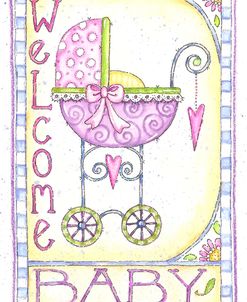 Welcome Baby Carriage