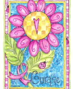 Breast Cancer Awareness: Courage Flower