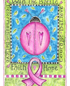 Breast Cancer Awareness: Courage Ladybug