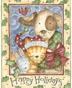 Happy Holidays – Dog, Cat