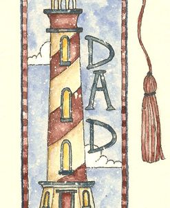 Dad Lighthouse Bookmark