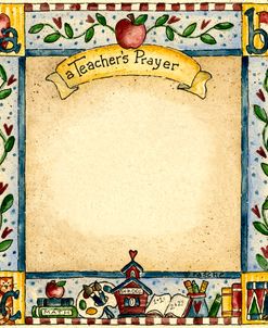 Teacher’s Prayer Frame