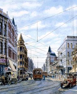 Looking South On Spring St., Ca. 1909