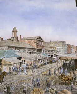 Fulton Market,  Ny Ca 1876