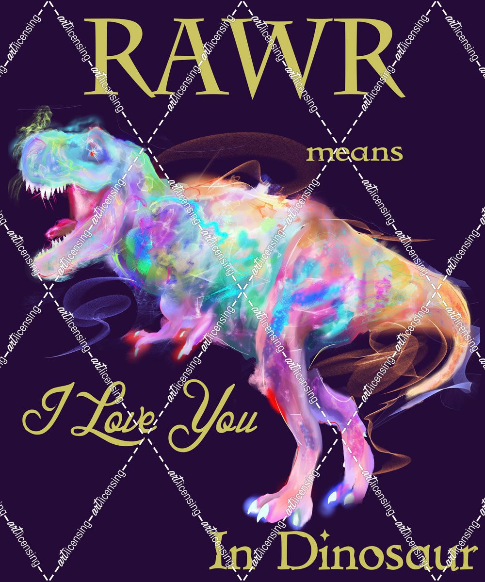 Rawr Means I Love You In Dinosaur 2