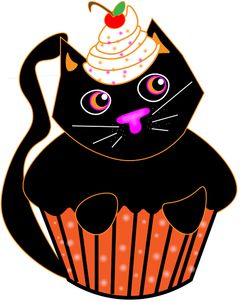 Cat In Cupcake