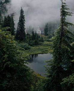 Cabin In Fog