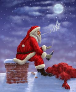 Santa Taking a Break